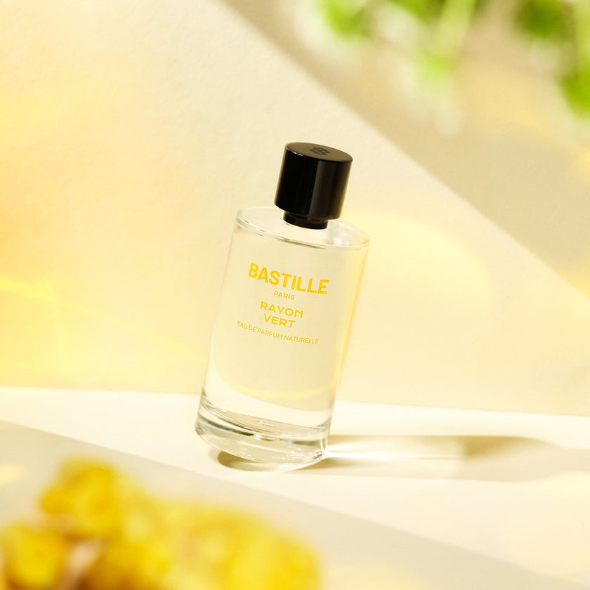 Eau de Parfum Naturelle Rayon Vert de la marque Bastille Paris. Famille olfactive Vert