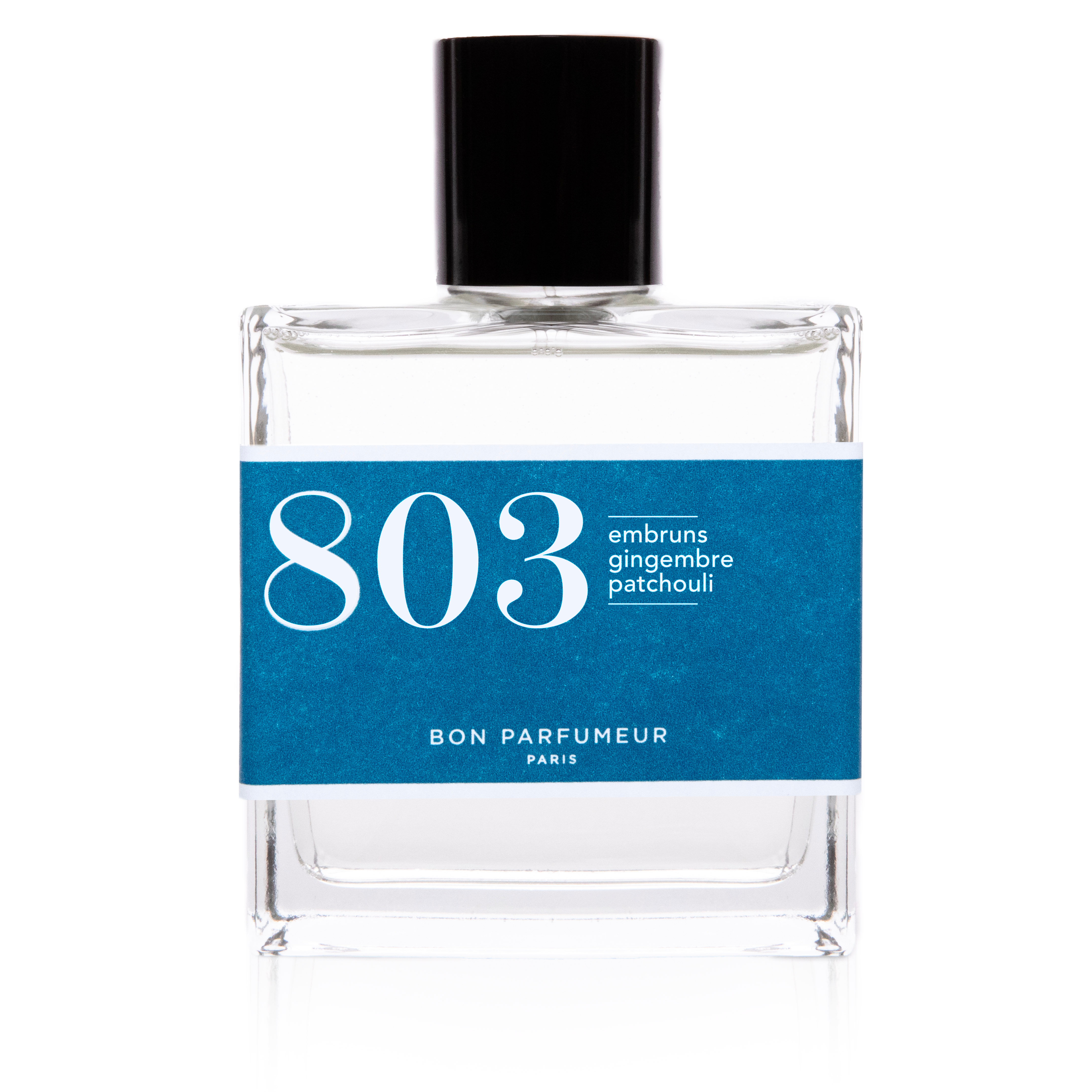 Bon Parfumeur - Collection Aquatique Eau de Parfum 803 embruns, gingembre et patchouli. Existe en 30ml et 100ml.