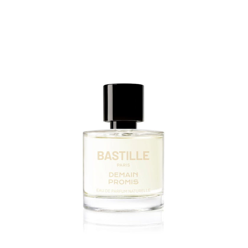 Eau de Parfum Naturelle Demain Promis de la marque Bastille Paris en format 50ml. Famille olfactive Aromatique