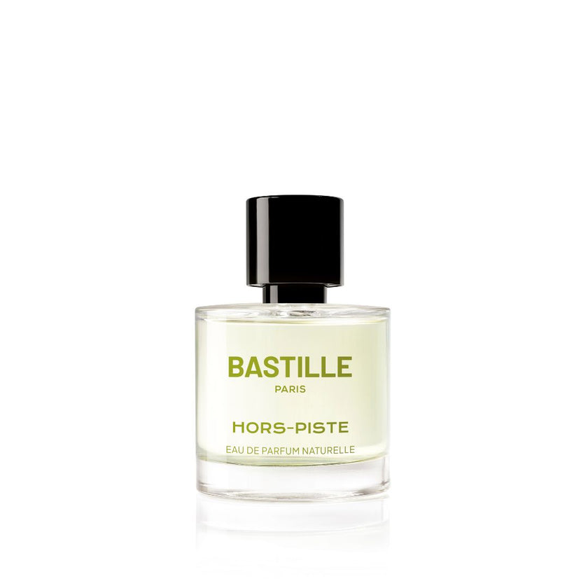 Eau de Parfum Naturelle Hors Piste de la marque Bastille Paris en format 50ml. Famille olfactive Hespéridé