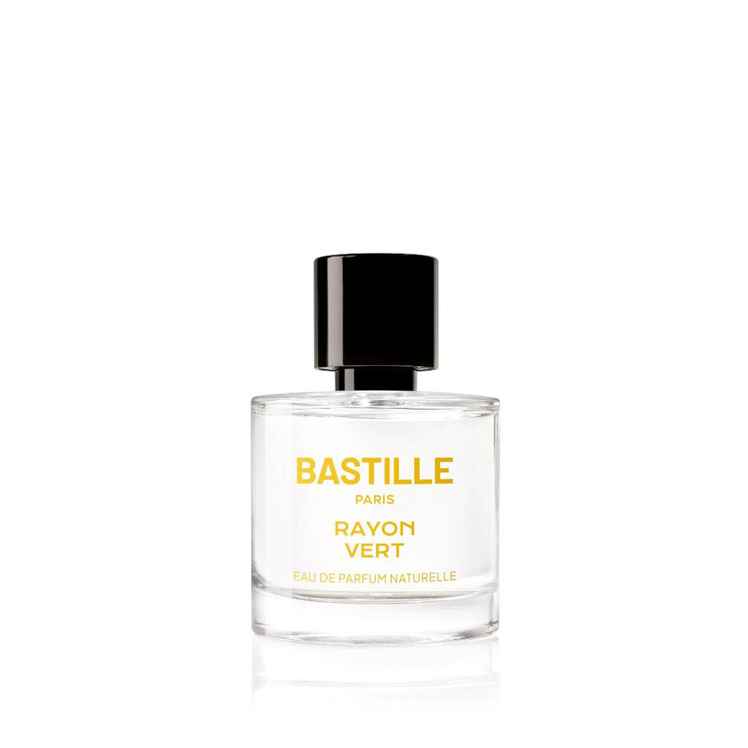 Eau de Parfum Naturelle Rayon Vert de la marque Bastille Paris en format 50ml. Famille olfactive Vert