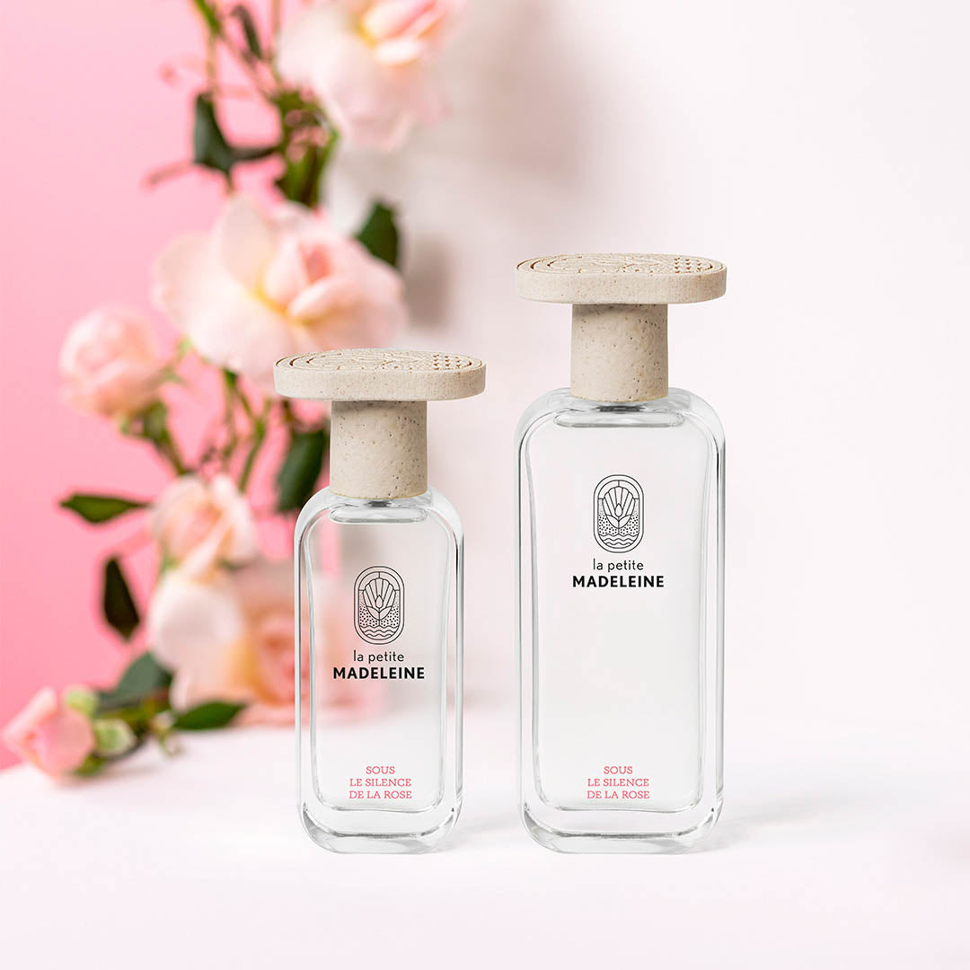 La Petite Madeleine Eau de Parfum 50ml et 100ml parfum Sous le Silence de la Rose