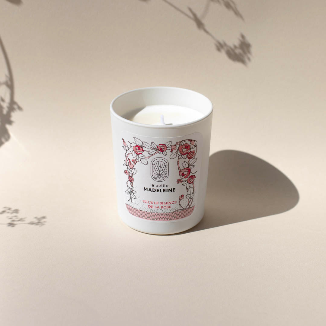 La Petite Madeleine Bougie Parfumée 180g parfum Sous le Silence de la Rose