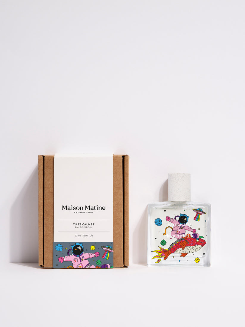 Maison Matine Eau de parfum 50ml Tu te calmes parfum épicé boisé avec packaging