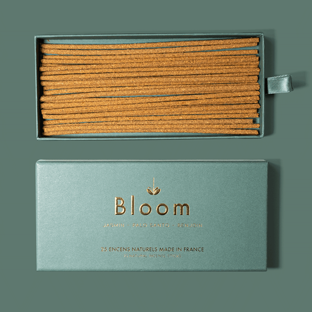 Encens BLOOM Dragonfly parfum Jasmin, Palo Santo et Benjoin 100% naturel