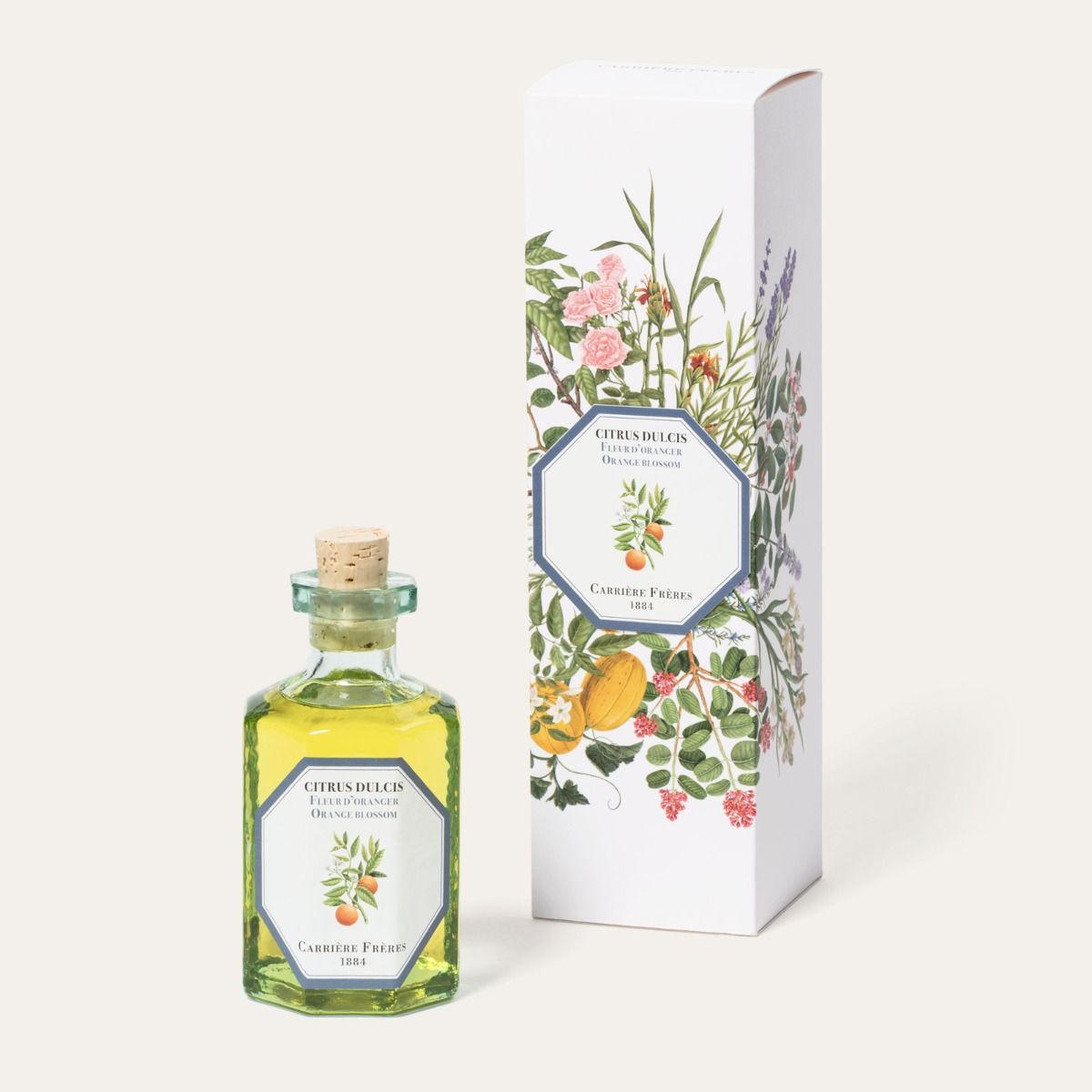 Carrière Frères Diffuseur Parfumée 200ml parfum Fleur d'oranger, 100% naturel